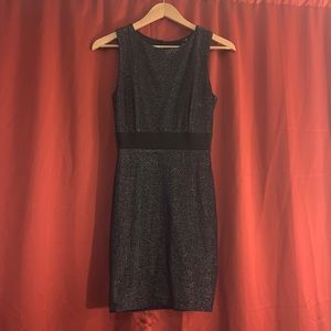 Forever21 sparkly form fitting black dress